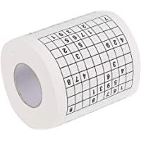 BESTOMZ Rollo de Papel higiénico Sudoku Papel higiénico Impreso Papel higiénico Bromas Rollo